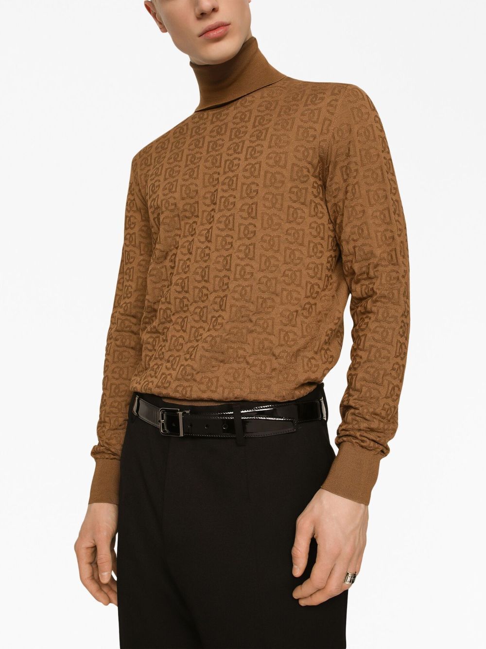 Dolce & Gabbana SILK TURTLE-NECK SWEATER Size US S / EU 44-46 / 1 - 5 Thumbnail