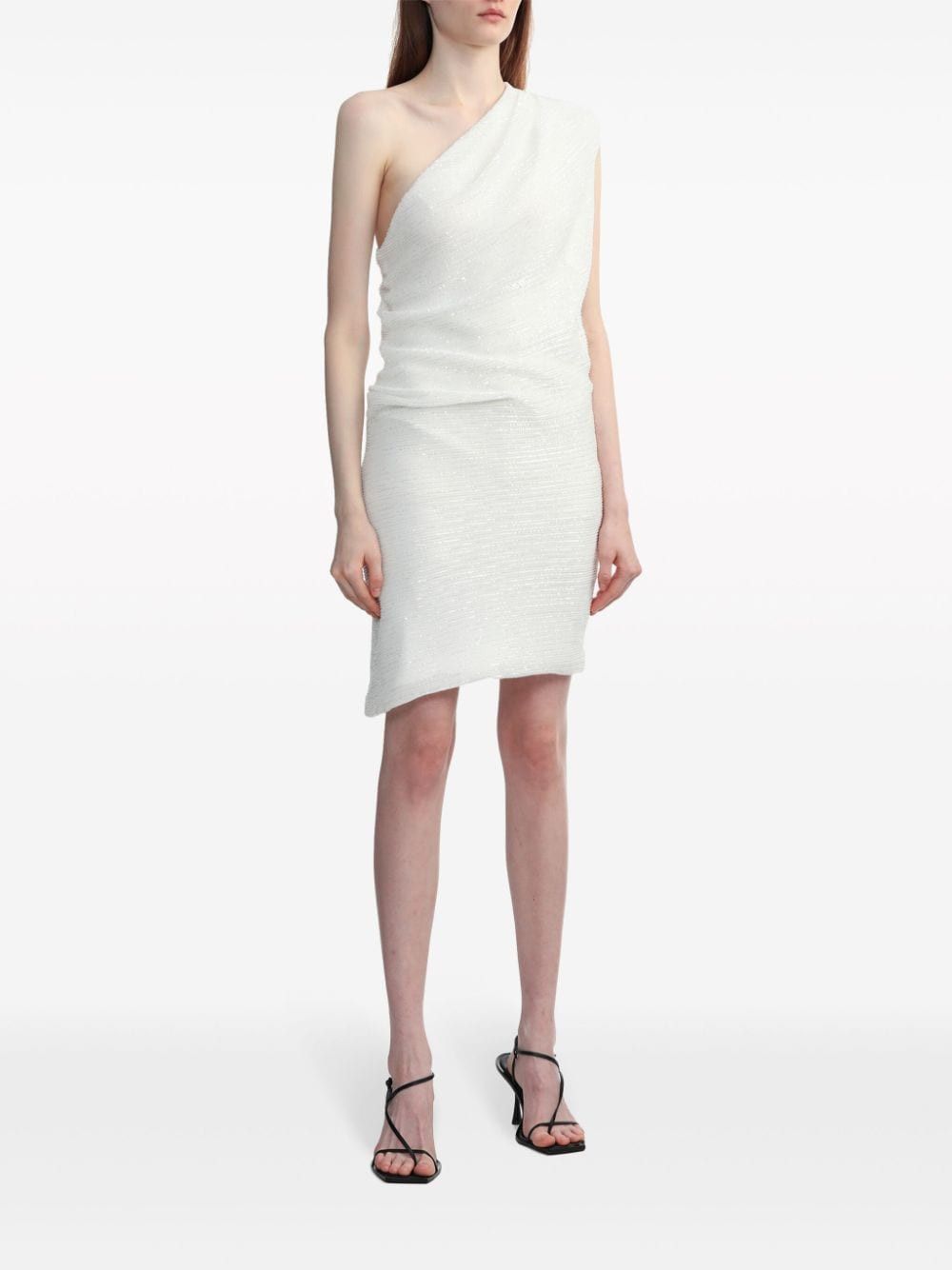 Iro HAIDI ONE SHOULDER MINI DRESS Size S / US 4 / IT 40 - 6 Thumbnail