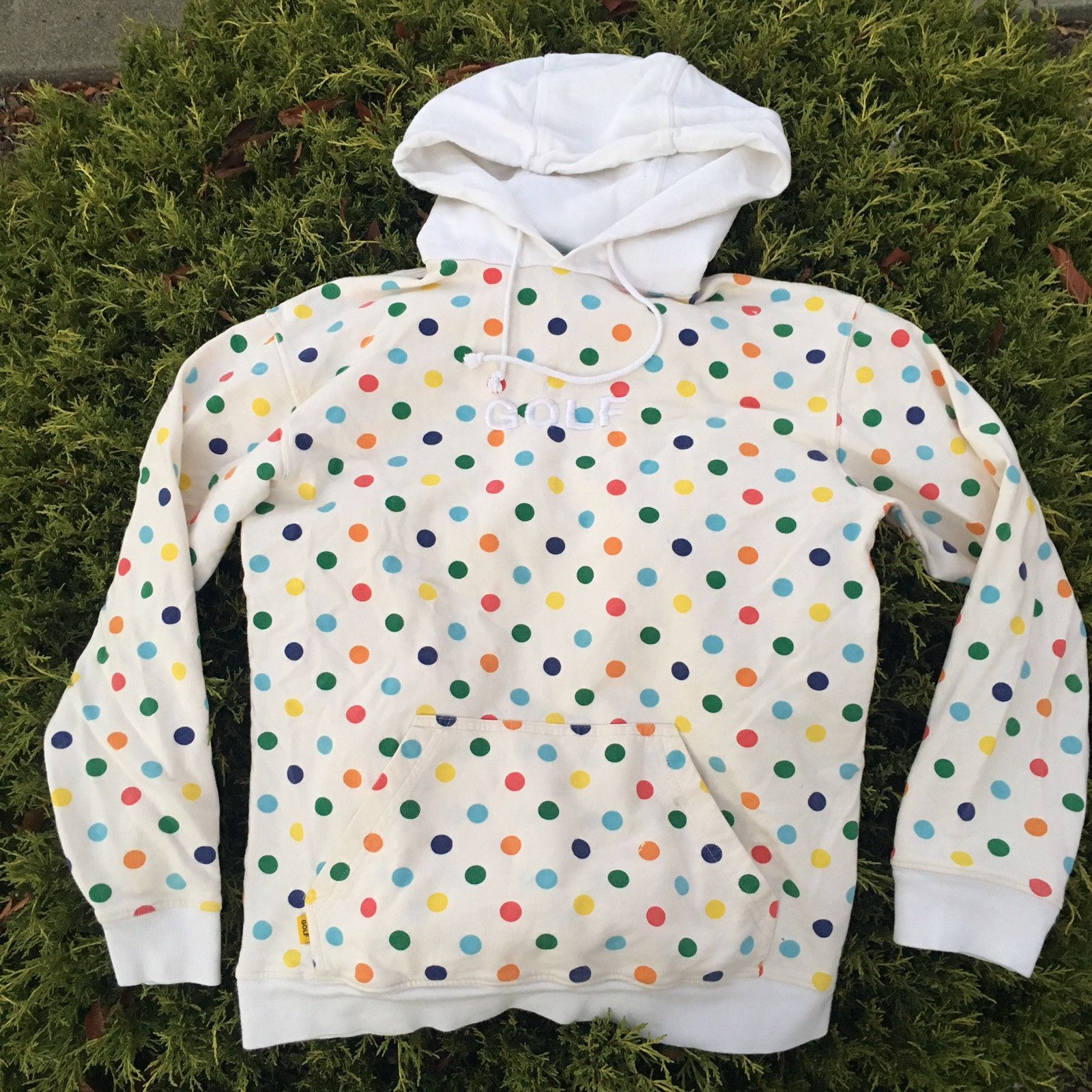 Polka dot golf hoodie best sale