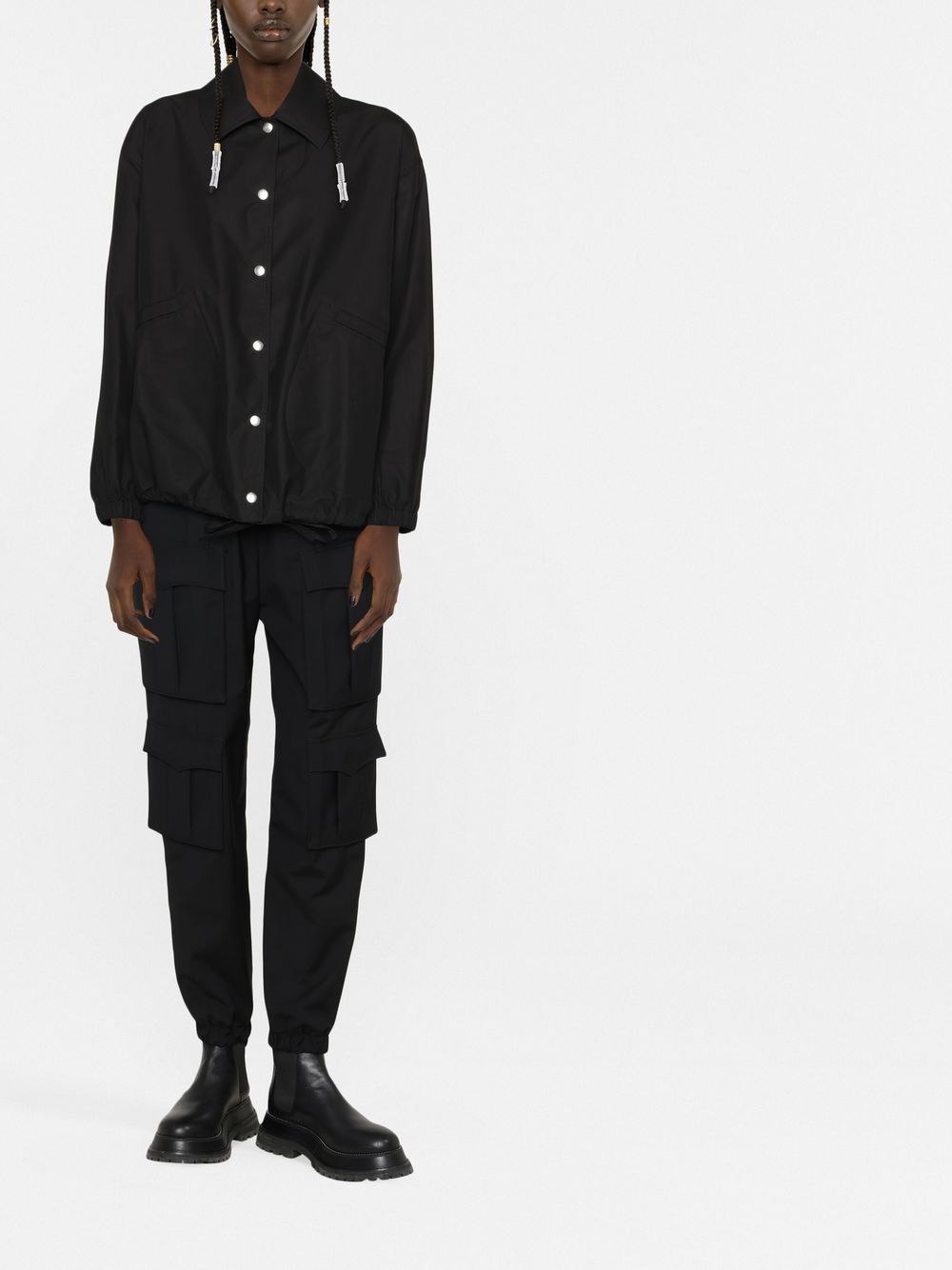 Jil Sander LOGO COTTON JACKET Size S / US 4 / IT 40 - 4 Thumbnail