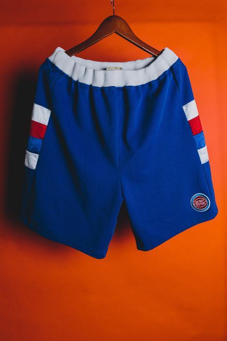 Vintage Detroit Pistons Hardwood Classic Home Away Game Shorts Logo NBA ...