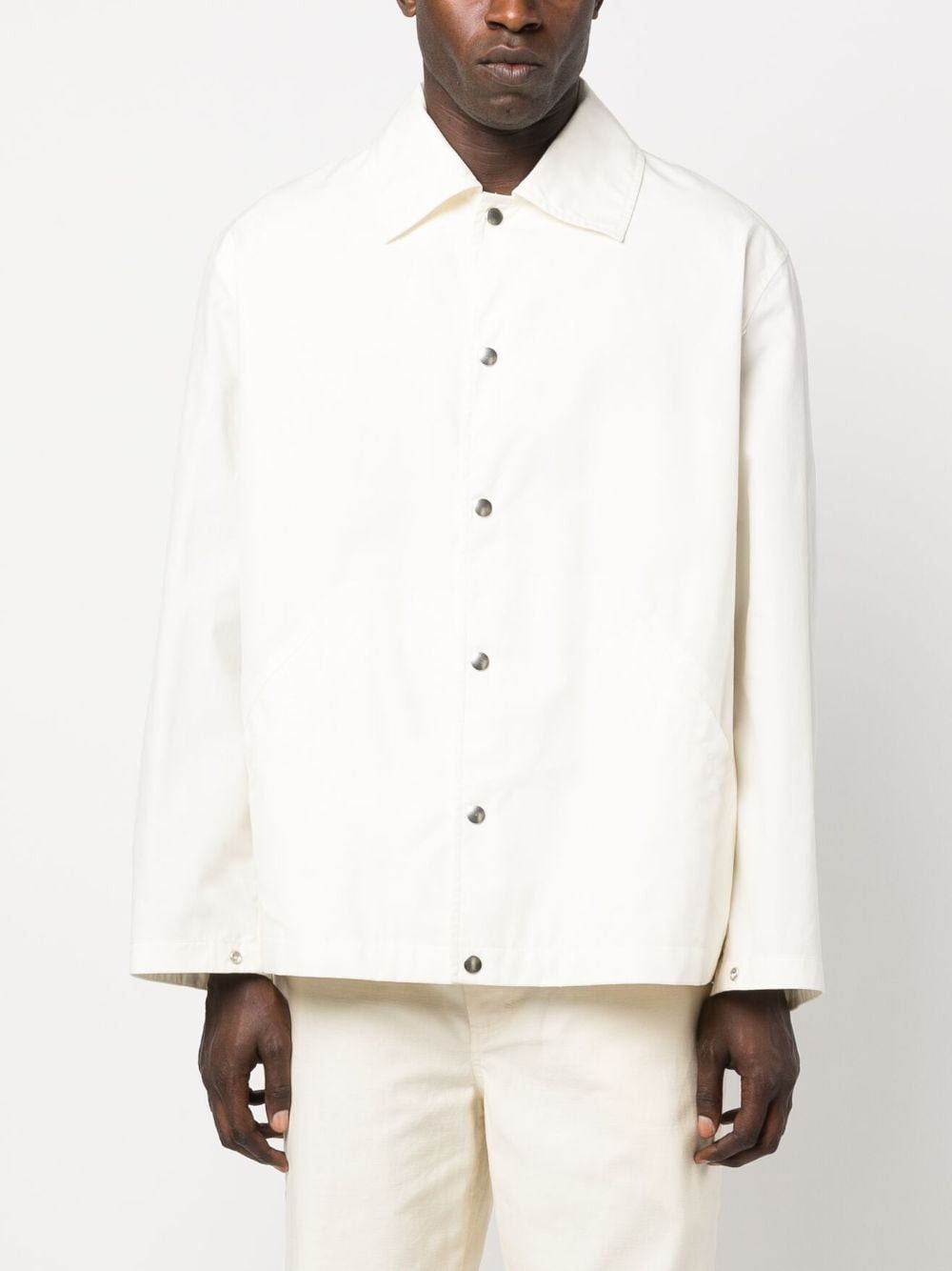 Jil Sander LOGO COTTON JACKET Size US S / EU 44-46 / 1 - 4 Thumbnail