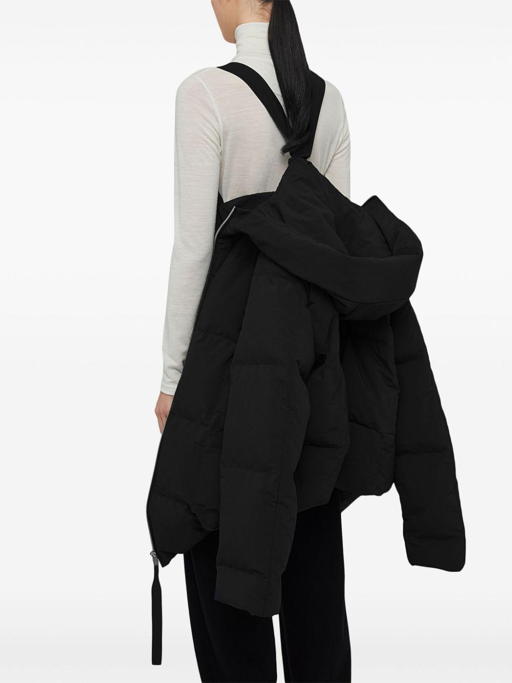Jil Sander ZIPPED HOODED DOWN JACKET Size S / US 4 / IT 40 - 2 Thumbnail