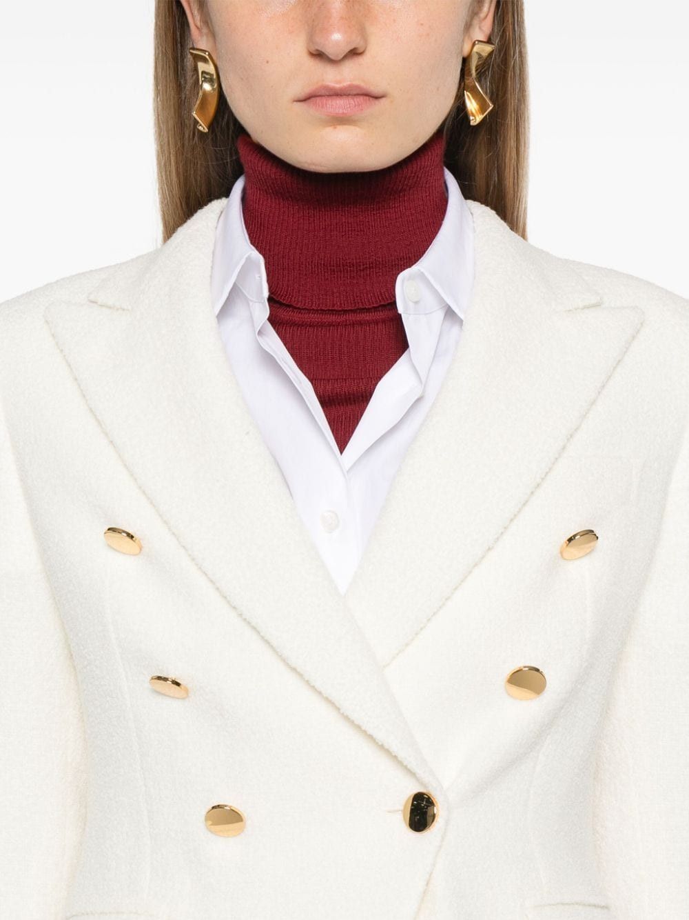 Tagliatore ALICYA WOOL DOUBLE-BREASTED JACKET Size S / US 4 / IT 40 - 3 Thumbnail