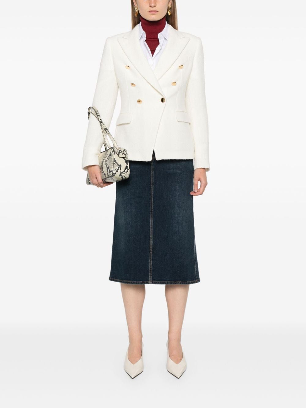 Tagliatore ALICYA WOOL DOUBLE-BREASTED JACKET Size S / US 4 / IT 40 - 4 Thumbnail