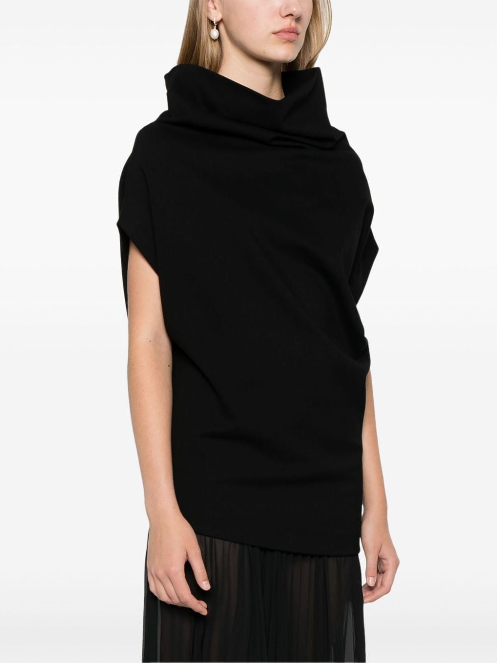 Fabiana Filippi DRAPED TOP Size S / US 4 / IT 40 - 5 Thumbnail