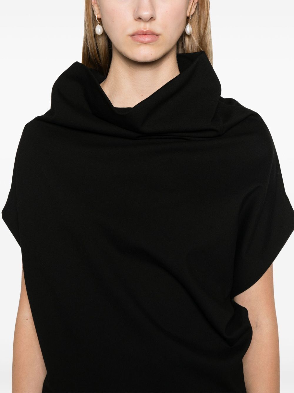Fabiana Filippi DRAPED TOP Size S / US 4 / IT 40 - 2 Thumbnail