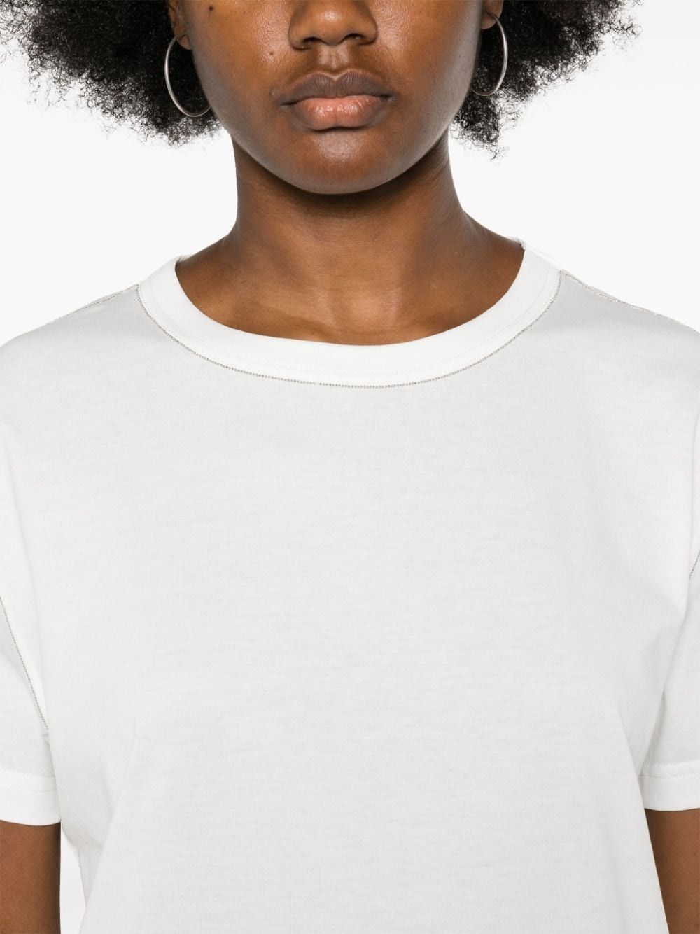 Fabiana Filippi COTTON T-SHIRT Size S / US 4 / IT 40 - 2 Thumbnail