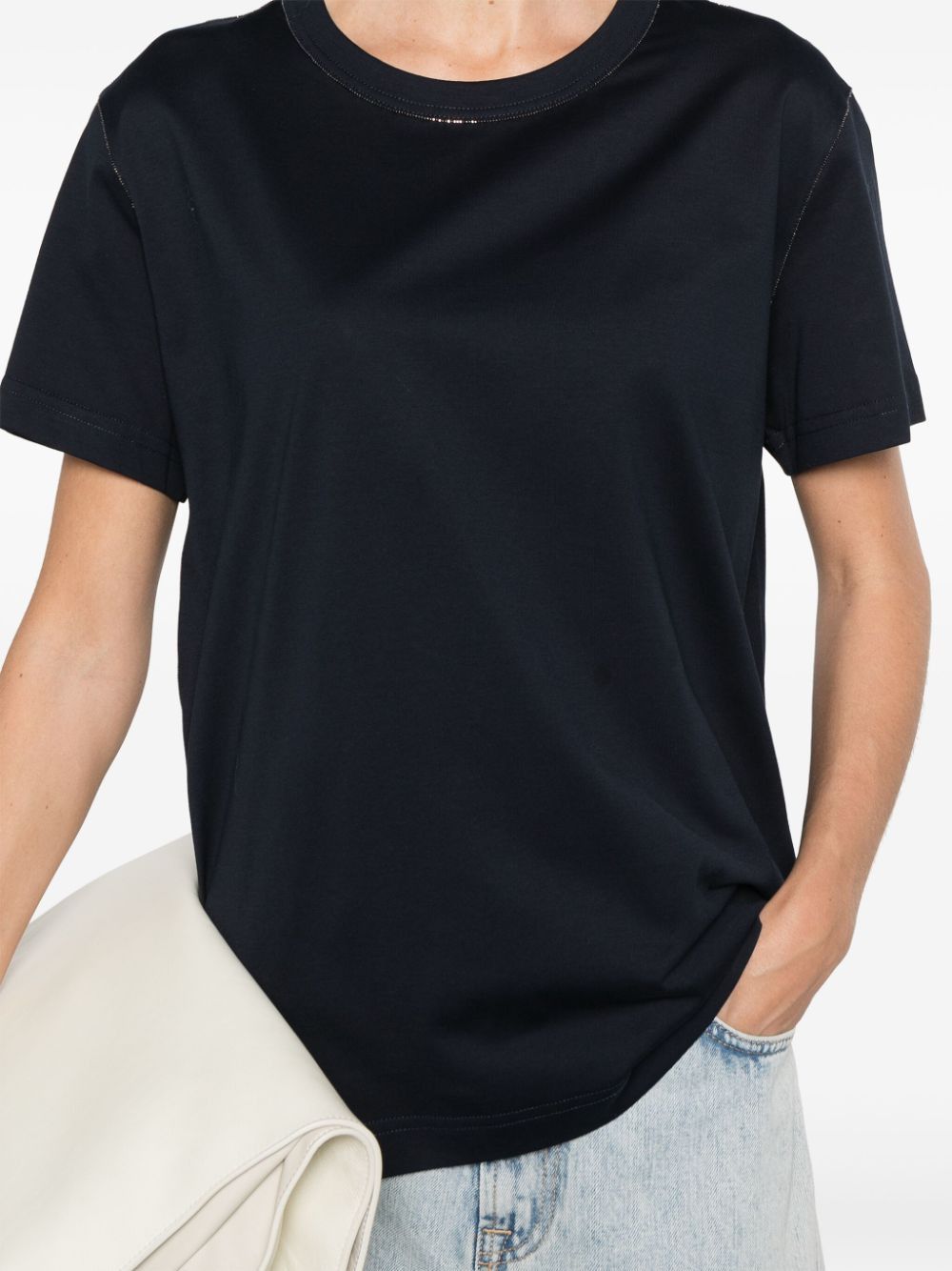 Fabiana Filippi COTTON T-SHIRT Size S / US 4 / IT 40 - 3 Thumbnail