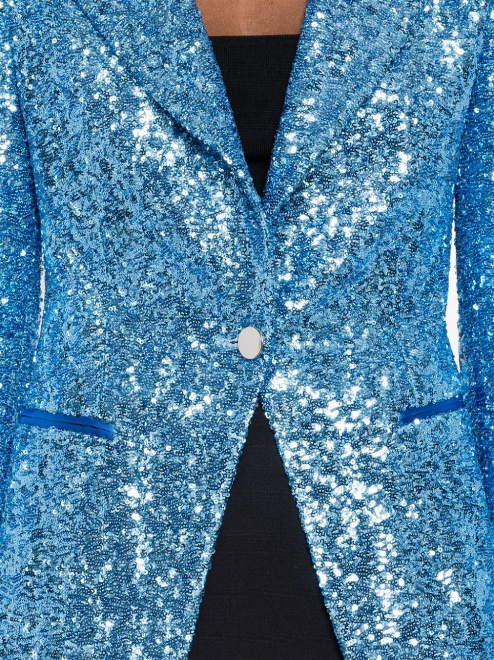 Tagliatore SEQUINED SINGLE-BREASTED JACKET Size S / US 4 / IT 40 - 3 Thumbnail