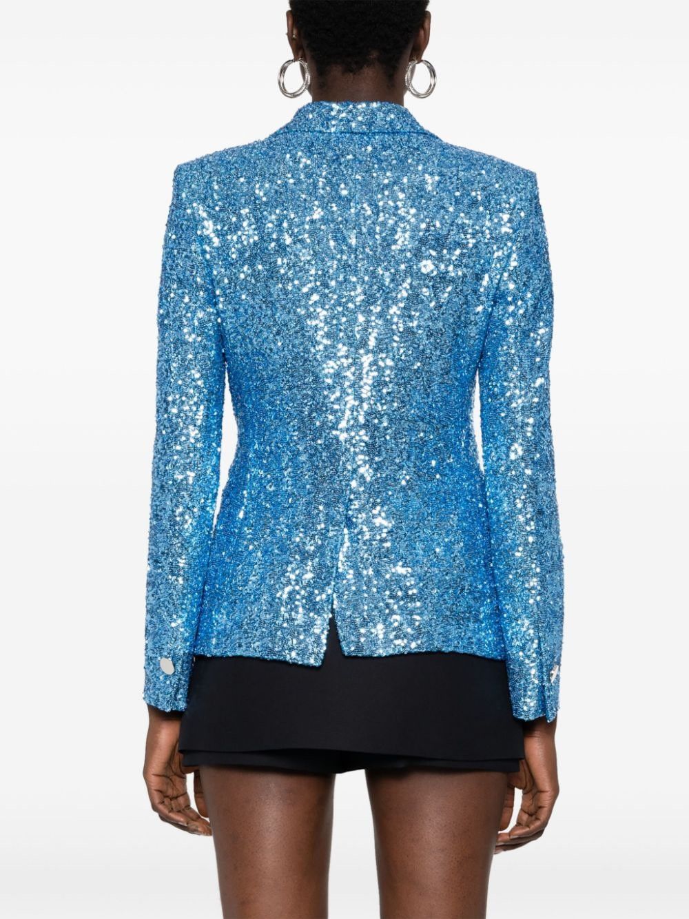 Tagliatore SEQUINED SINGLE-BREASTED JACKET Size S / US 4 / IT 40 - 2 Thumbnail