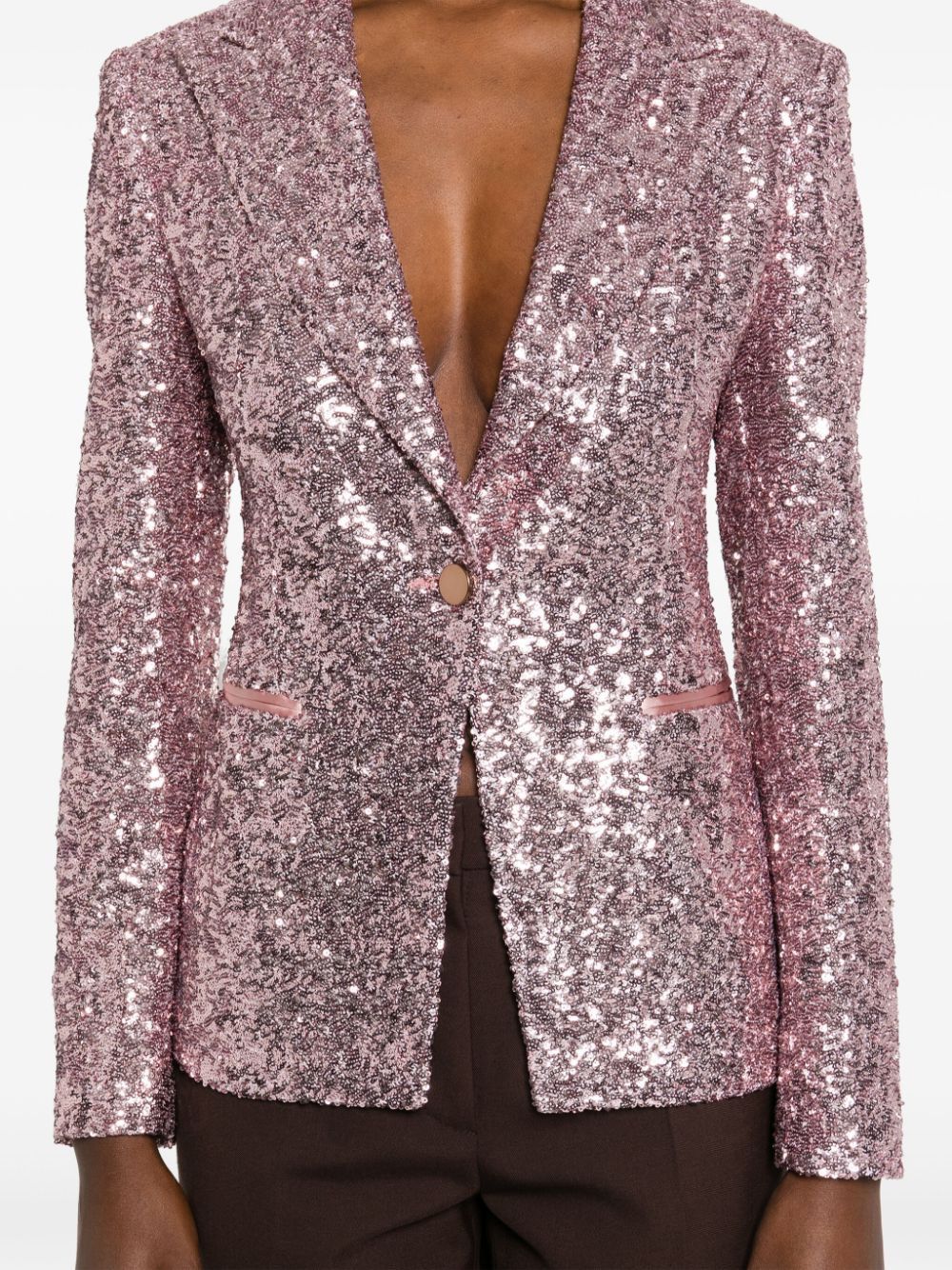 Tagliatore SEQUINED SINGLE-BREASTED JACKET Size S / US 4 / IT 40 - 5 Thumbnail