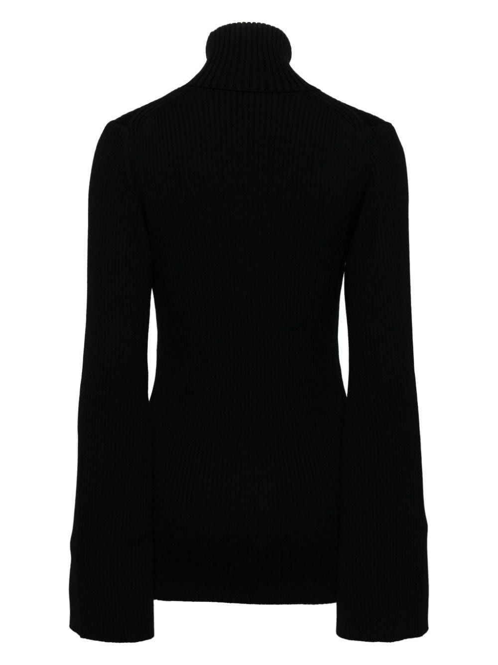 Junya Watanabe RIBBED WOOL TURTLE-NECK SWEATER Size M / US 6-8 / IT 42-44 - 2 Thumbnail