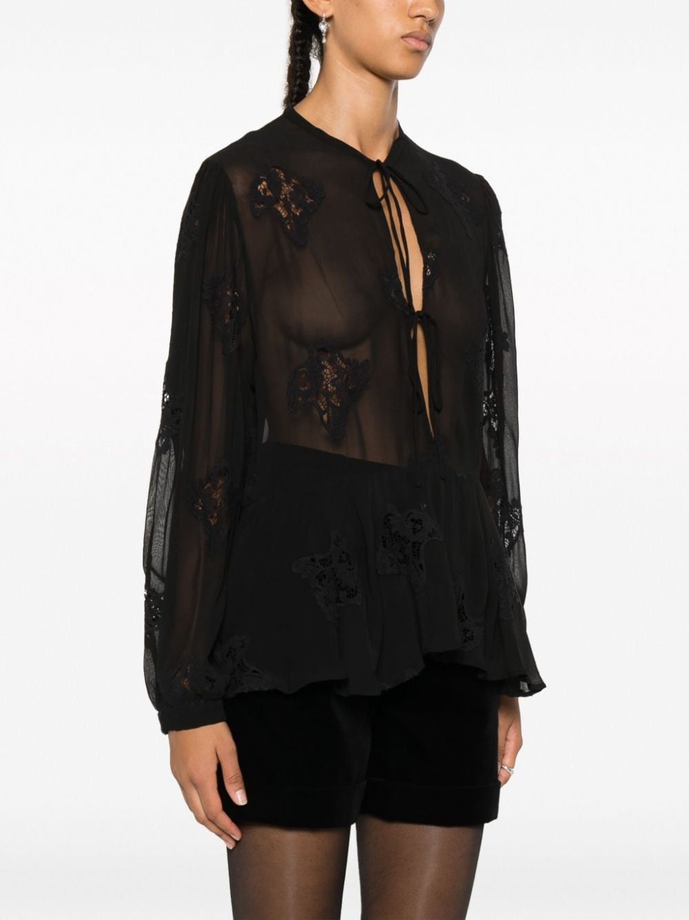 Iro LALIA BLOUSE Size S / US 4 / IT 40 - 3 Thumbnail