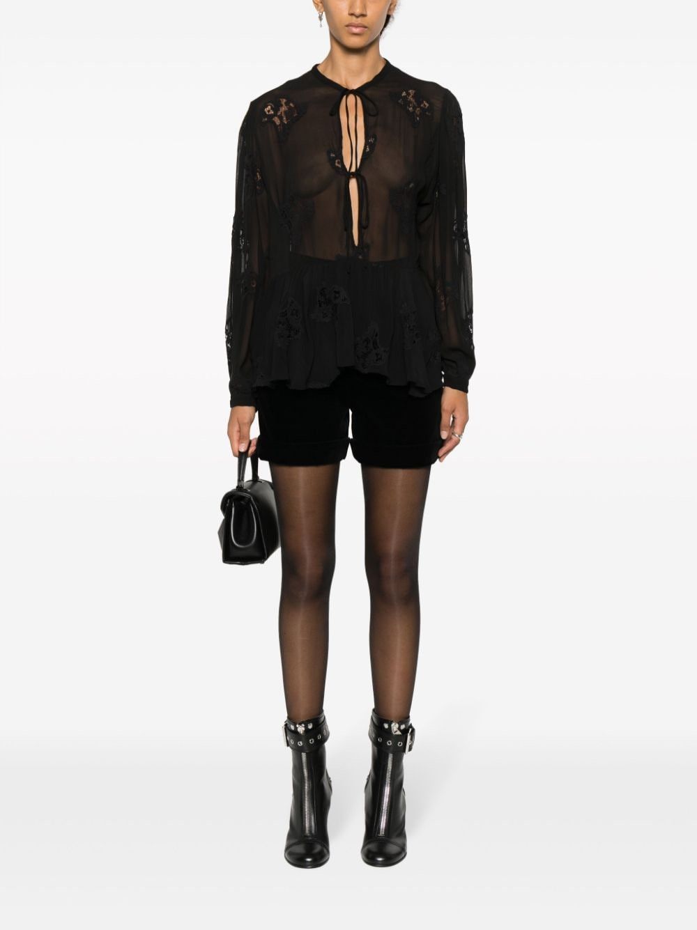 Iro LALIA BLOUSE Size S / US 4 / IT 40 - 2 Thumbnail