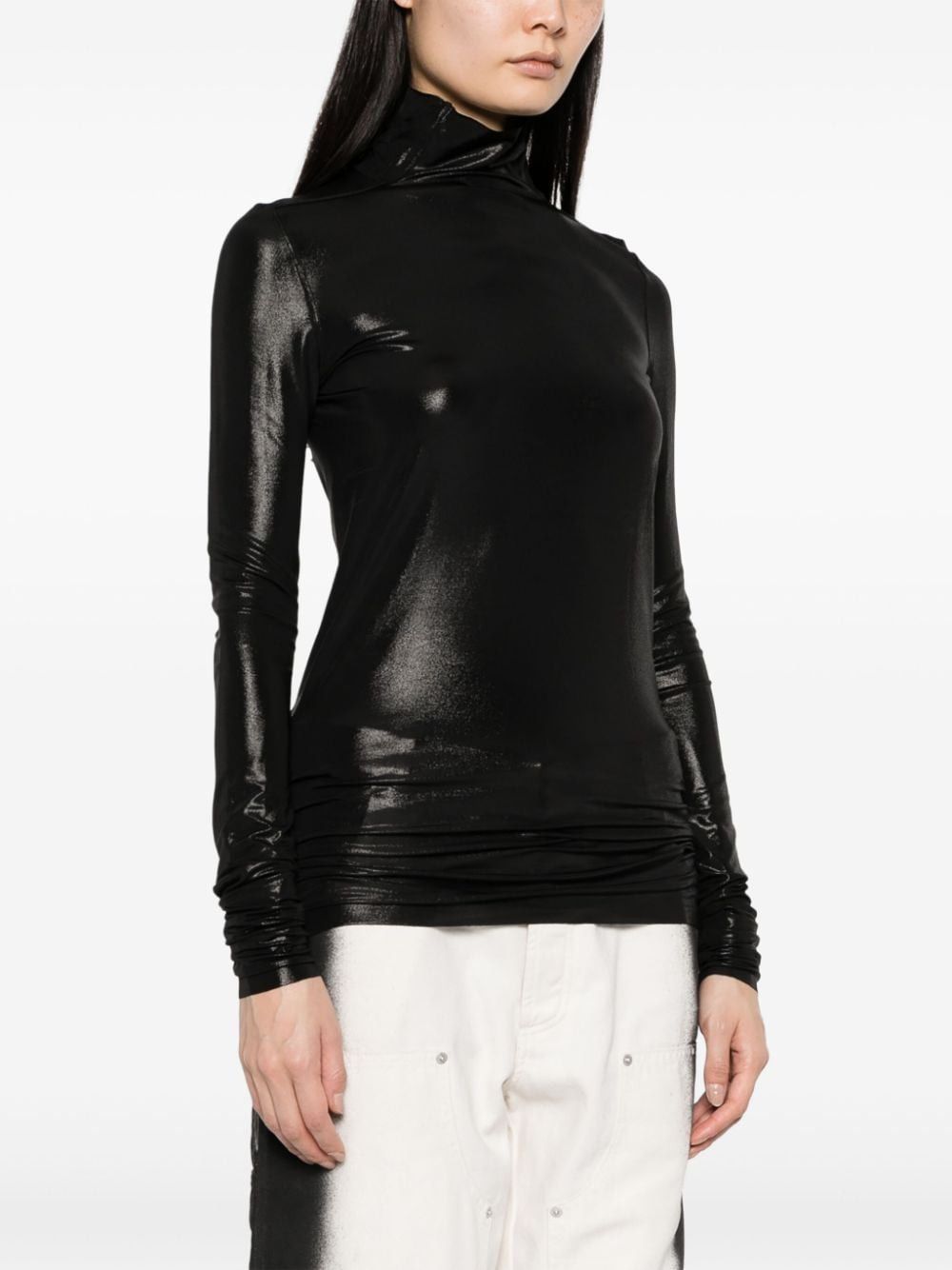 Rick Owens LONG SLEEVE T-SHIRT Size S / US 4 / IT 40 - 3 Thumbnail