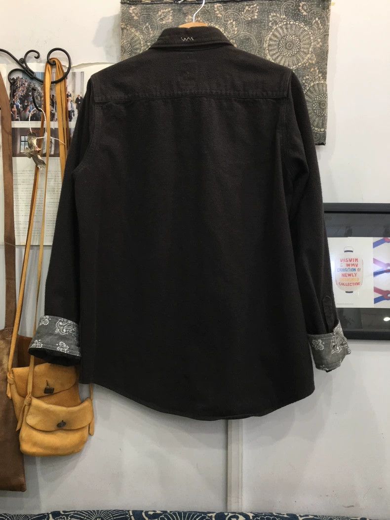 VISVIM 18AW BLACK ELK FLANNEL SHIRT