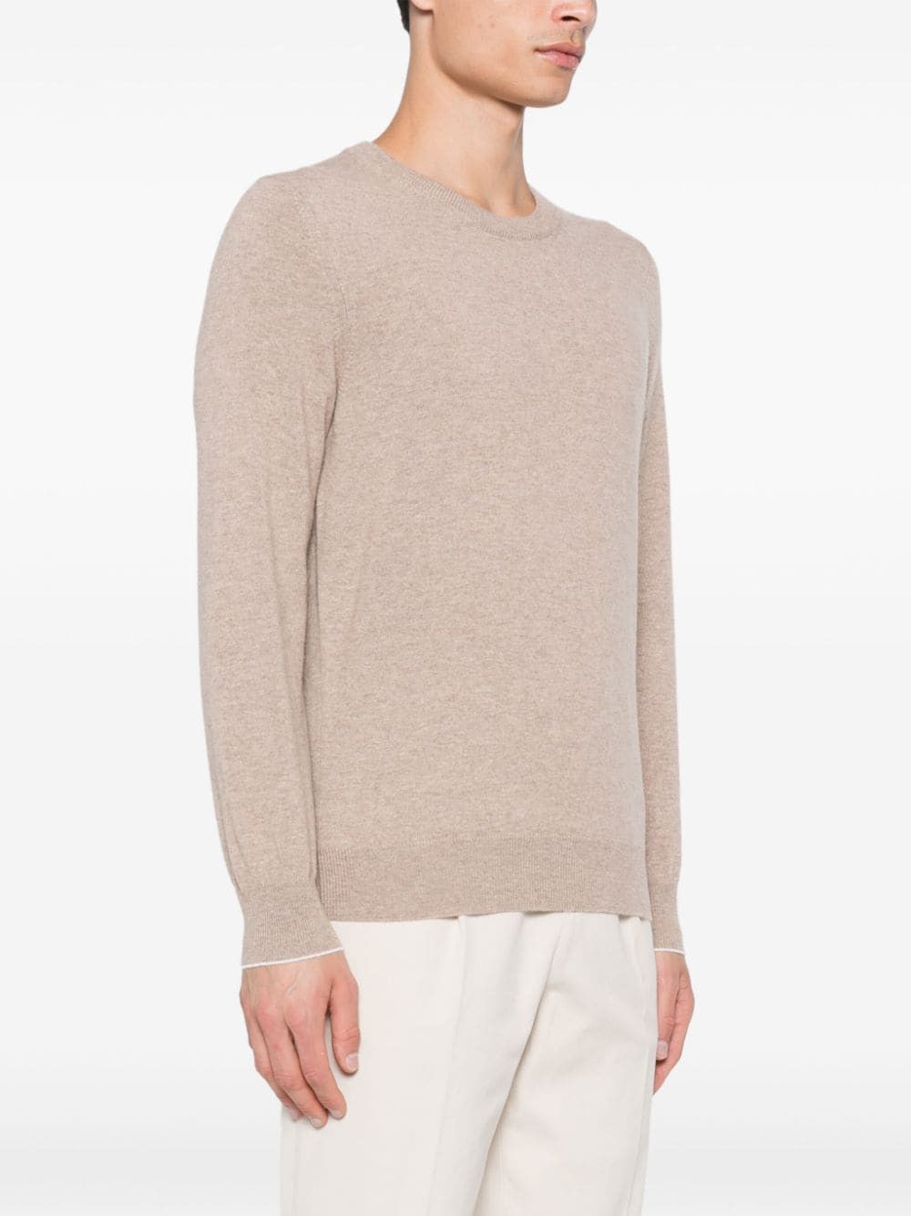 Brunello Cucinelli CASHMERE CREWNECK SWEATER Size US S / EU 44-46 / 1 - 4 Thumbnail