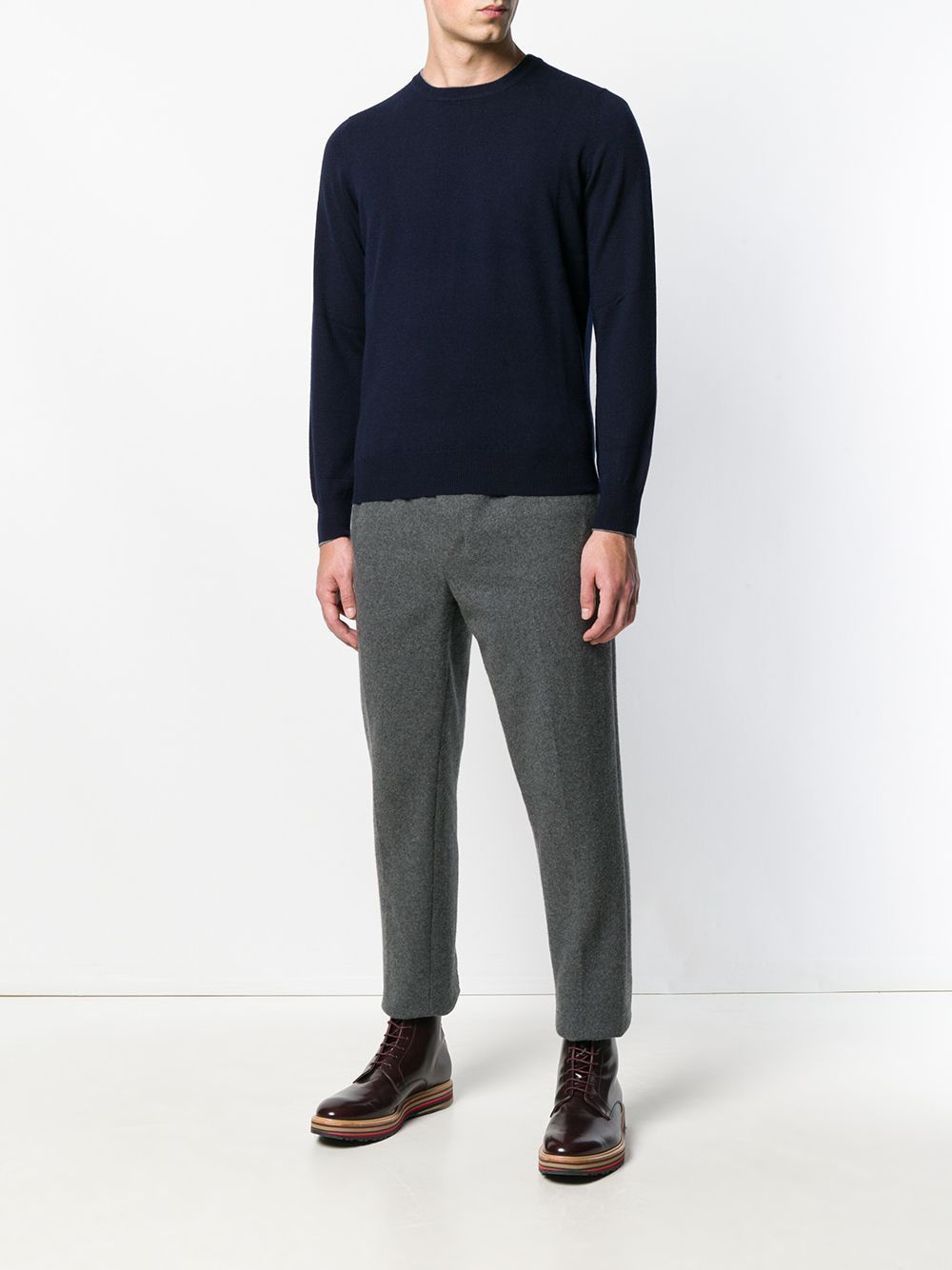 Brunello Cucinelli CASHMERE CREWNECK SWEATER Size US S / EU 44-46 / 1 - 2 Thumbnail