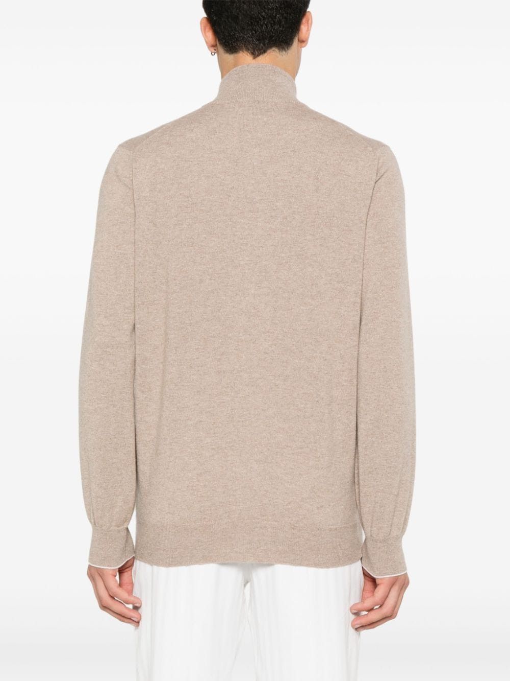 Brunello Cucinelli CASHMERE ZIPPED CARDIGAN Size US S / EU 44-46 / 1 - 5 Thumbnail