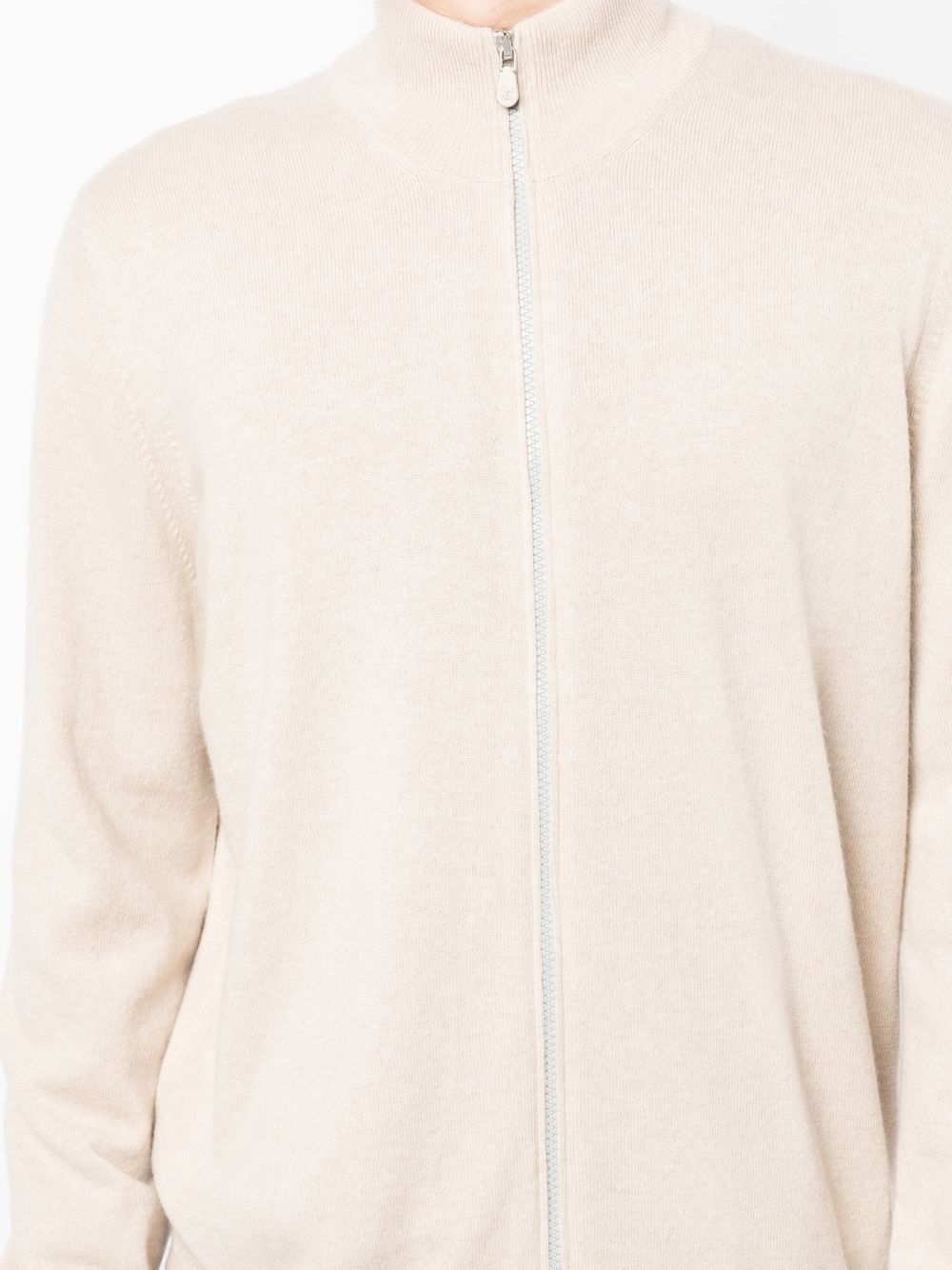Brunello Cucinelli CASHMERE ZIPPED CARDIGAN Size US S / EU 44-46 / 1 - 5 Thumbnail