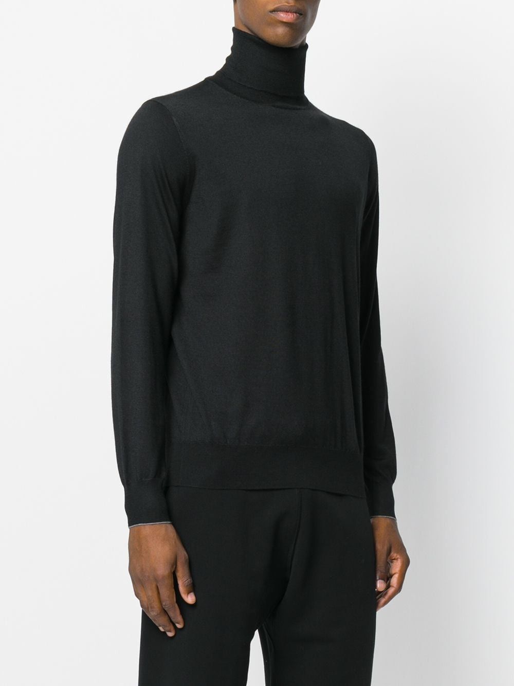 Brunello Cucinelli SILK AND CASHMERE HIGH NECK SWEATER Size US S / EU 44-46 / 1 - 3 Thumbnail