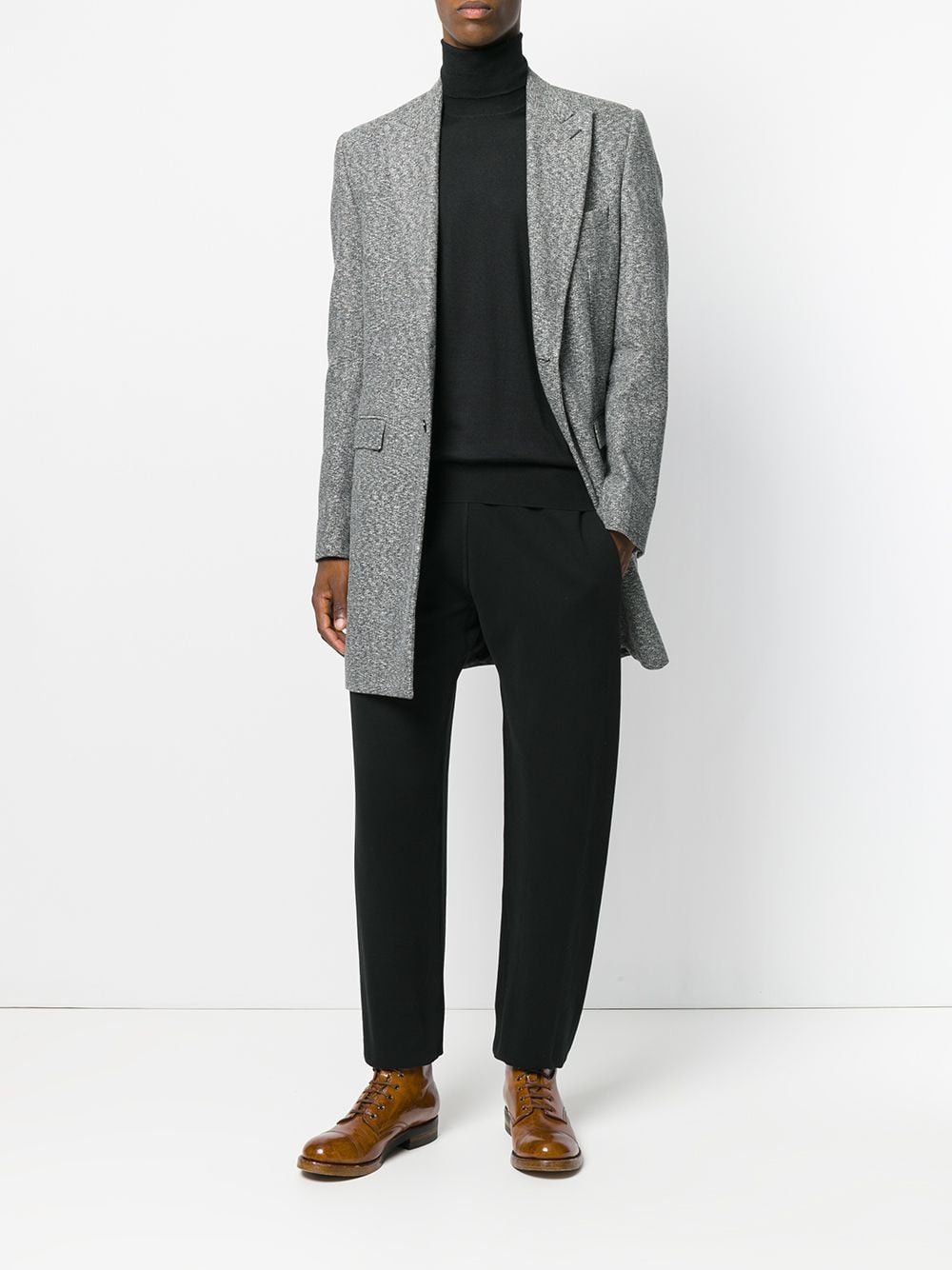 Brunello Cucinelli SILK AND CASHMERE HIGH NECK SWEATER Size US S / EU 44-46 / 1 - 2 Thumbnail