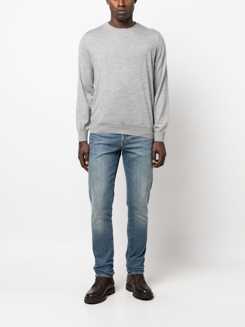 Brunello Cucinelli WOOL CREWNECK SWEATER Size US S / EU 44-46 / 1 - 5 Thumbnail