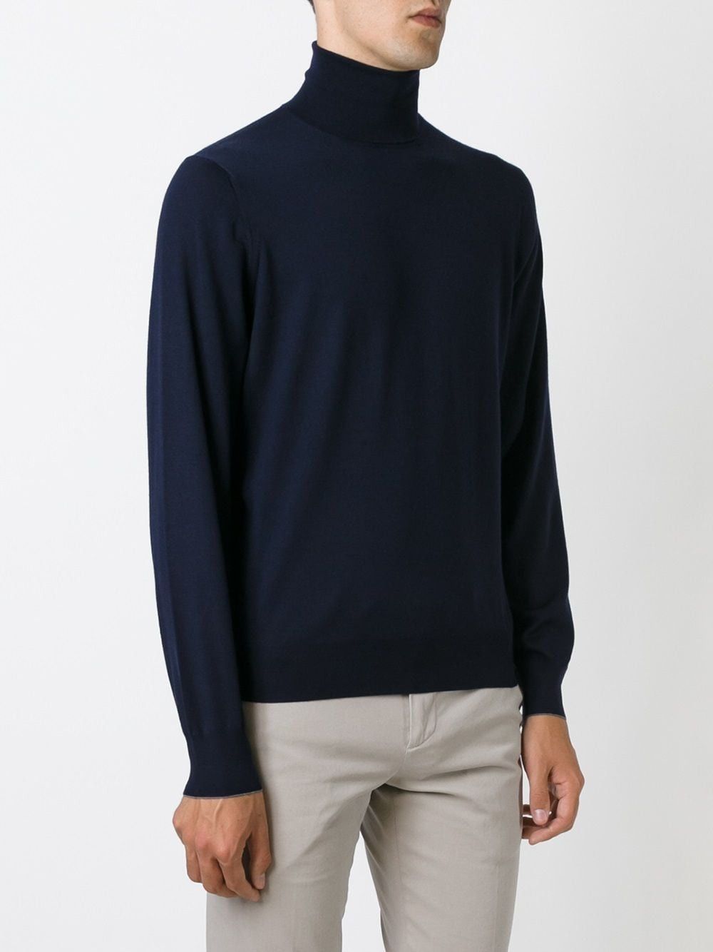Brunello Cucinelli WOOL TURTLE-NECK SWEATER Size US S / EU 44-46 / 1 - 3 Thumbnail