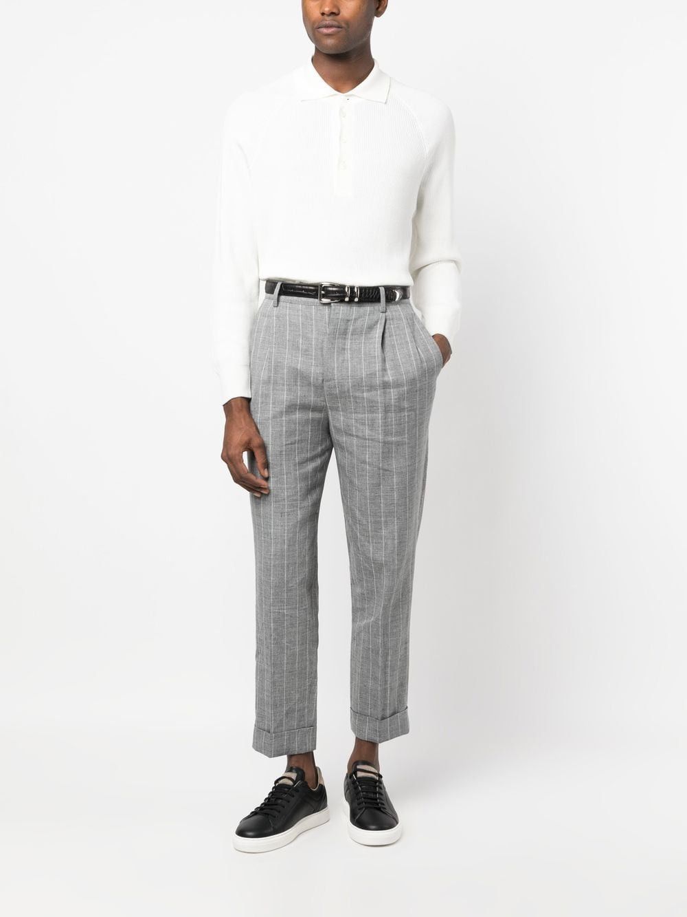 Brunello Cucinelli COTTON KNIT POLO Size US S / EU 44-46 / 1 - 2 Thumbnail