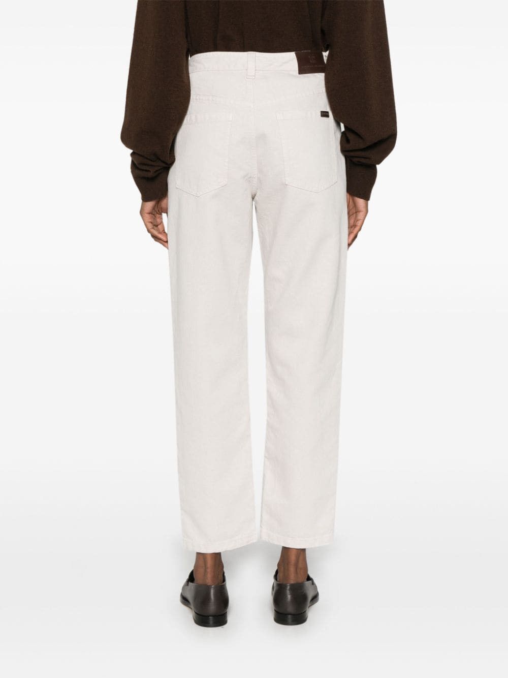 Brunello Cucinelli COTTON TROUSERS Size 27" / US 4 / IT 40 - 4 Thumbnail