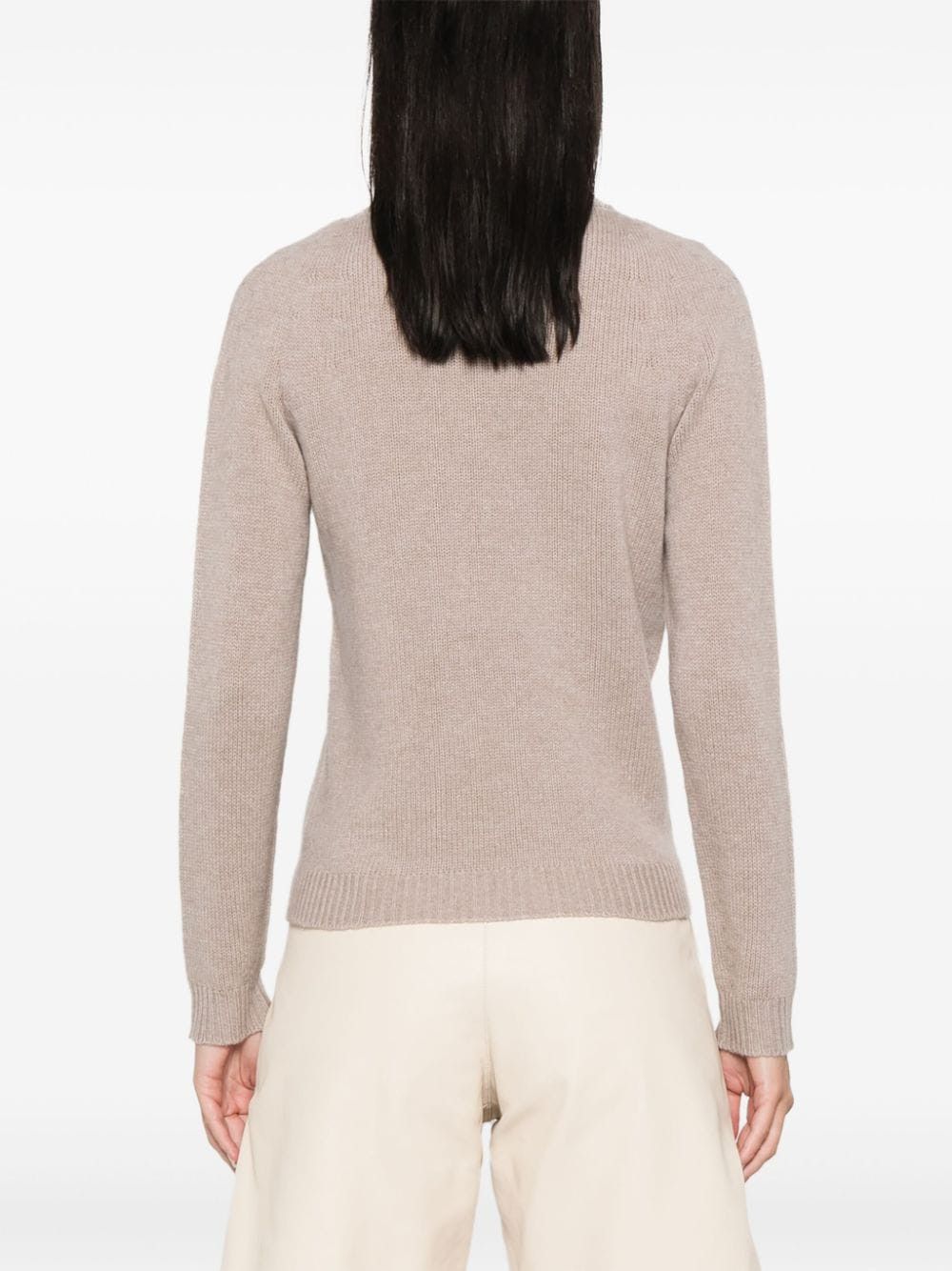 Fabiana Filippi WOOL CREWNECK SWEATER Size S / US 4 / IT 40 - 4 Thumbnail