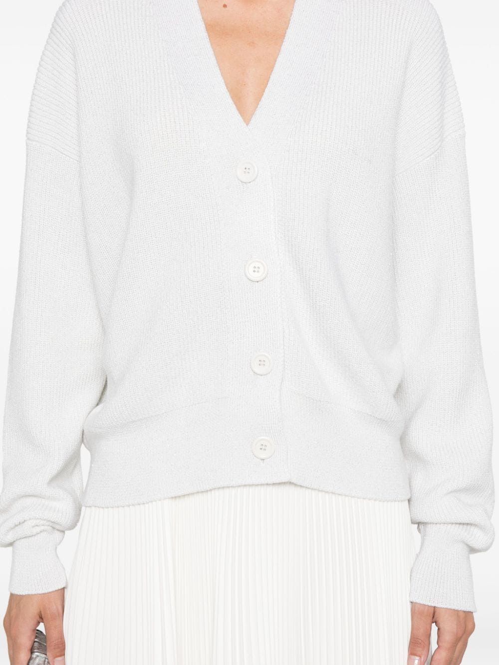 Fabiana Filippi WOOL BLEND CARDIGAN Size S / US 4 / IT 40 - 5 Thumbnail
