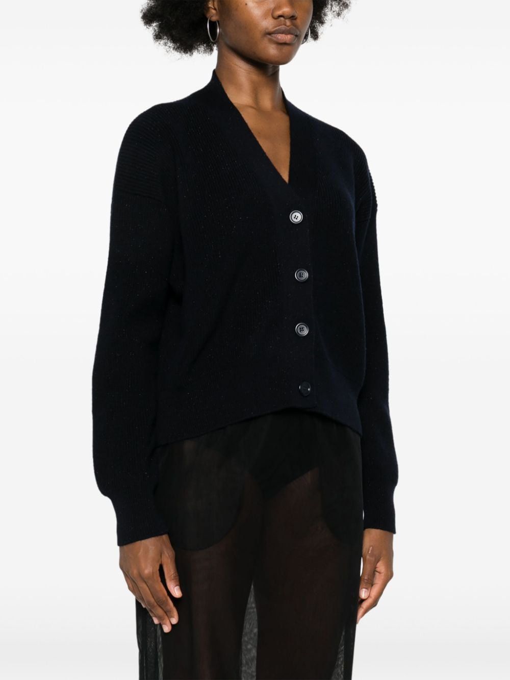 Fabiana Filippi WOOL BLEND CARDIGAN Size S / US 4 / IT 40 - 2 Thumbnail