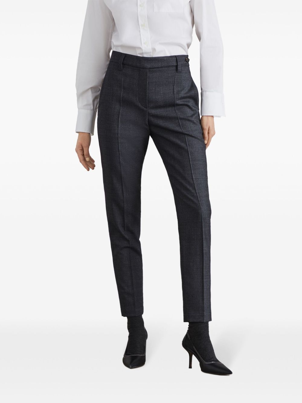 Brunello Cucinelli CIGARETTE TROUSERS Size 27" / US 4 / IT 40 - 3 Thumbnail