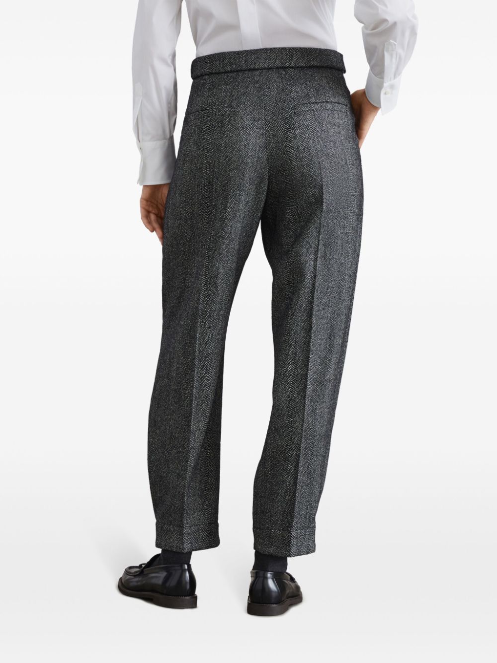 Brunello Cucinelli WOOL BAGGY SARTORIAL TROUSERS Size 27" / US 4 / IT 40 - 2 Thumbnail