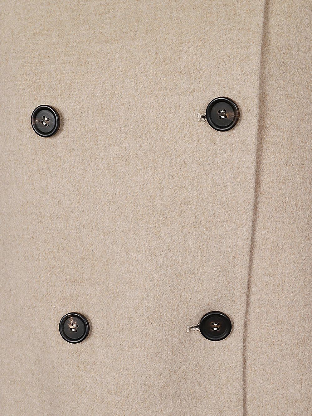 Brunello Cucinelli WOOL DOUBLE-BREASTED COAT Size S / US 4 / IT 40 - 3 Thumbnail