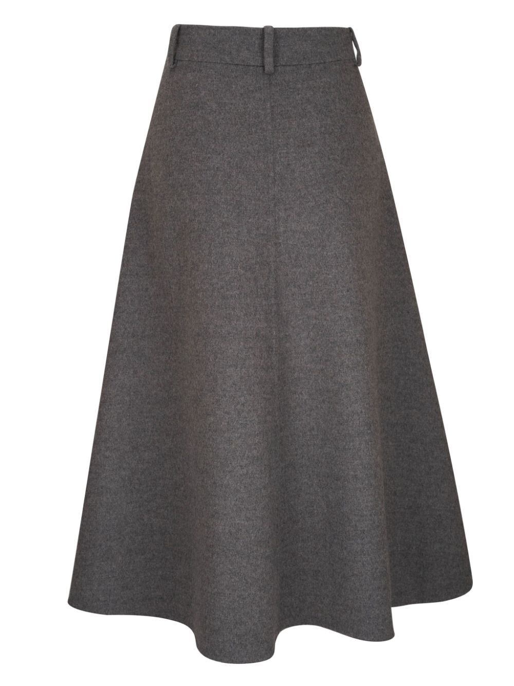 Brunello Cucinelli VIRGIN WOOL FLUTE SKIRT Size 27" / US 4 / IT 40 - 2 Thumbnail