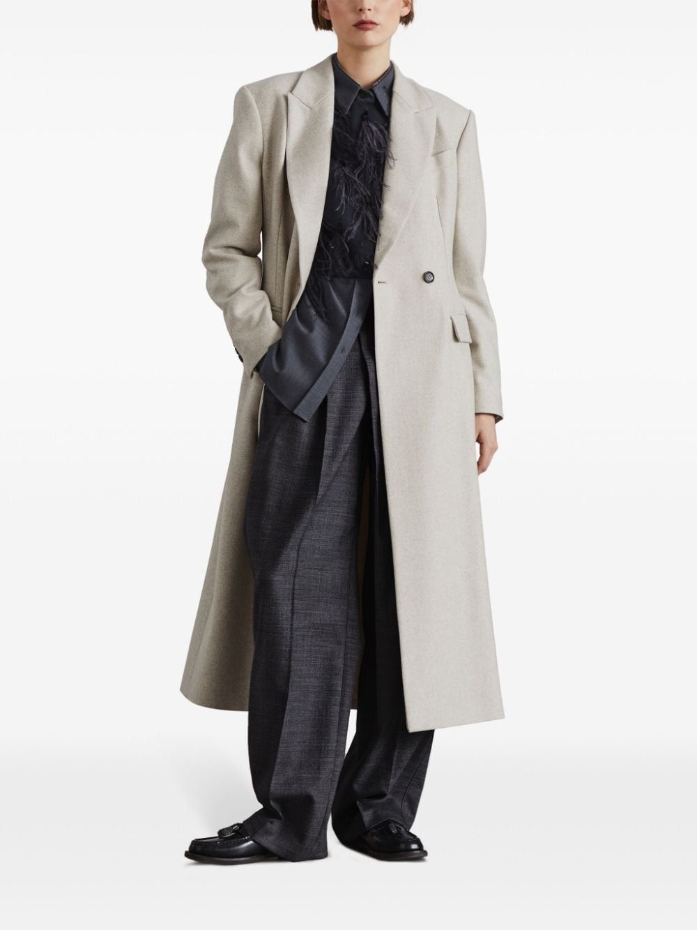 Brunello Cucinelli WOOL COAT Size S / US 4 / IT 40 - 6 Thumbnail