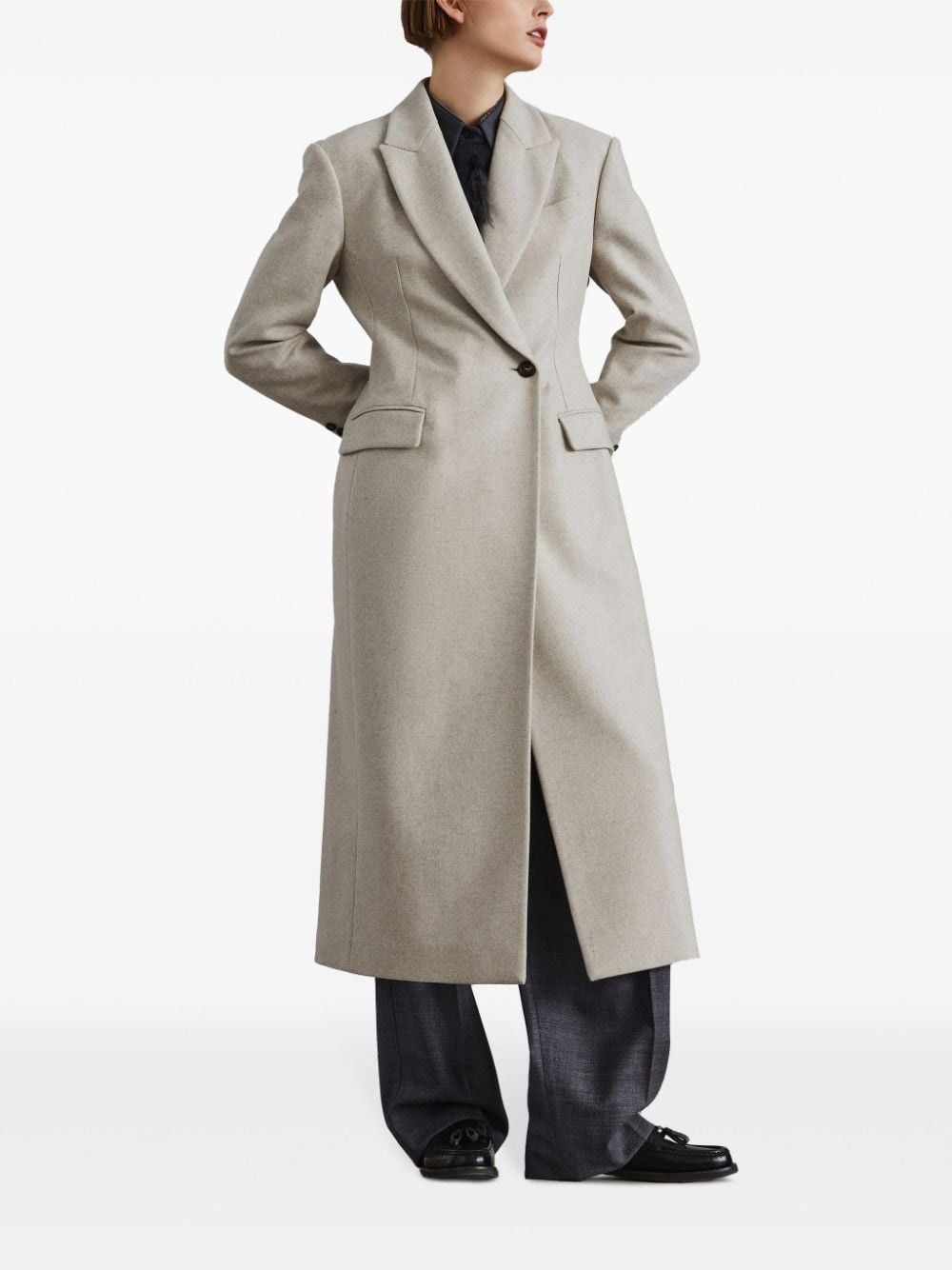Brunello Cucinelli WOOL COAT Size S / US 4 / IT 40 - 2 Thumbnail