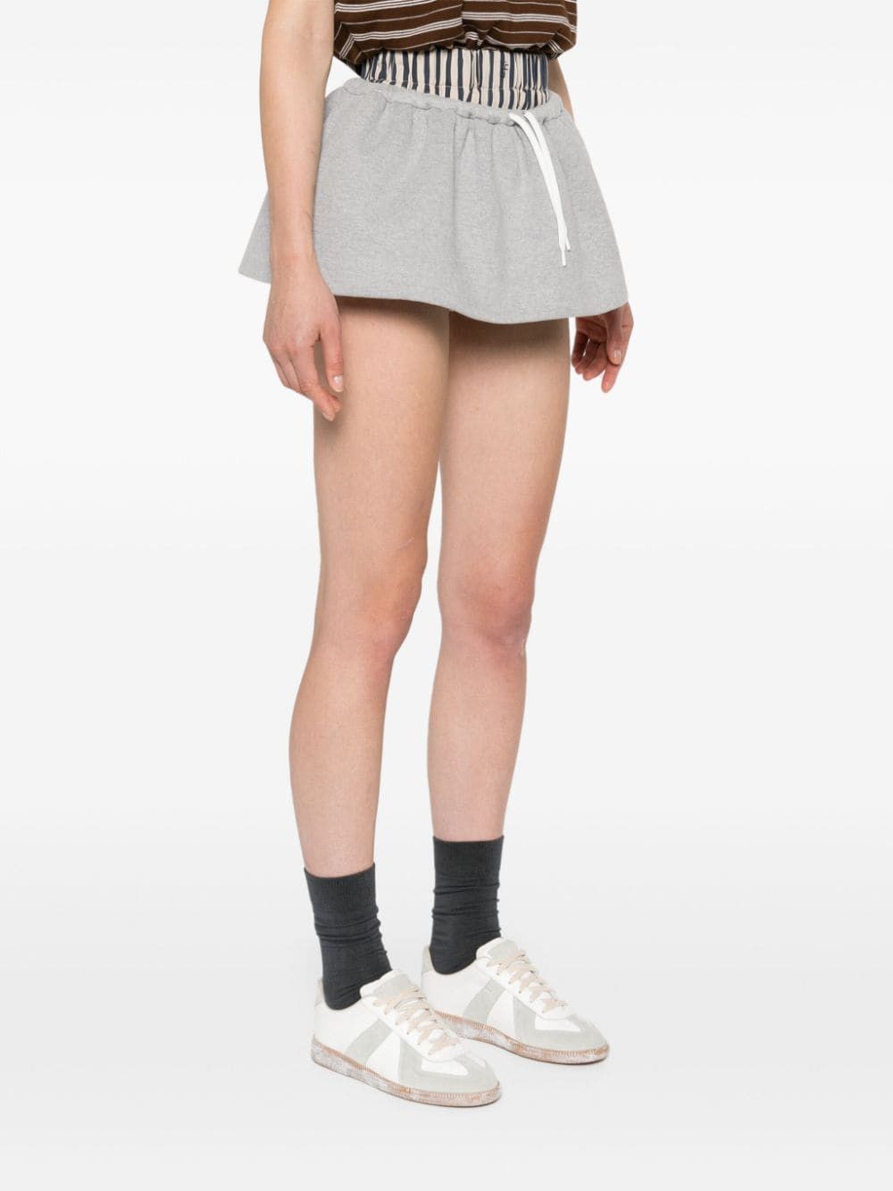 Miu Miu COTTON MINI SWEAT SKIRT Size 27" / US 4 / IT 40 - 3 Thumbnail