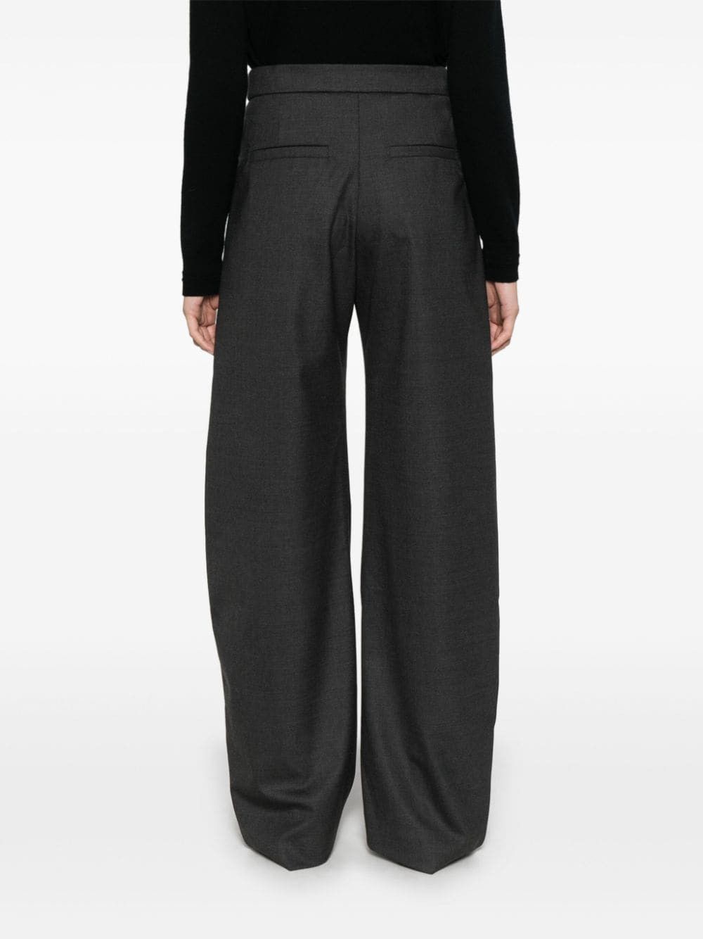 Brunello Cucinelli WOOL WIDE-LEG TROUSERS Size 27" / US 4 / IT 40 - 5 Thumbnail