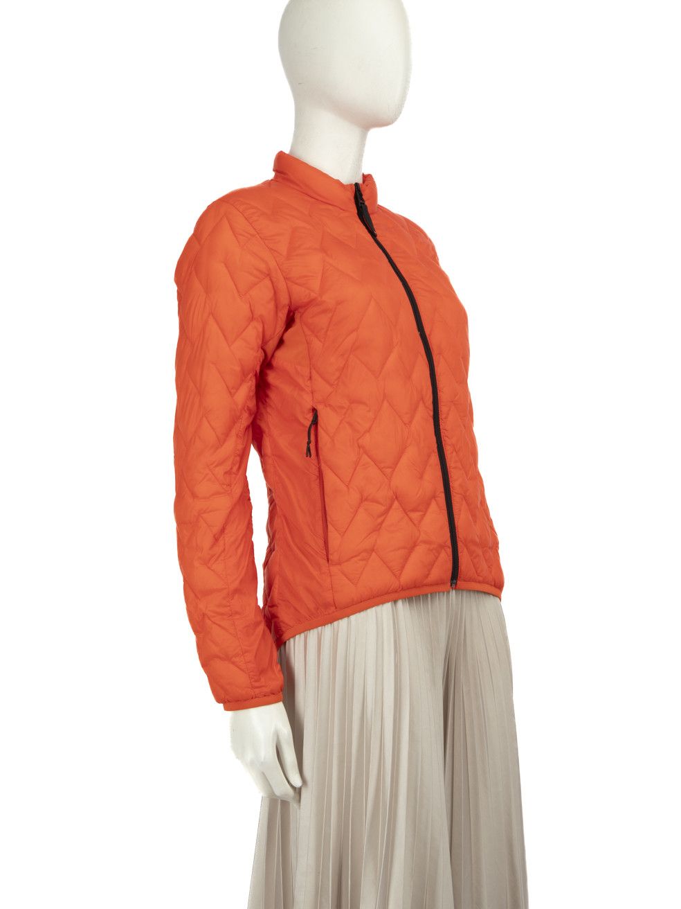 Bogner Orange Insulated Quilted Jacket Size S / US 4 / IT 40 - 2 Thumbnail