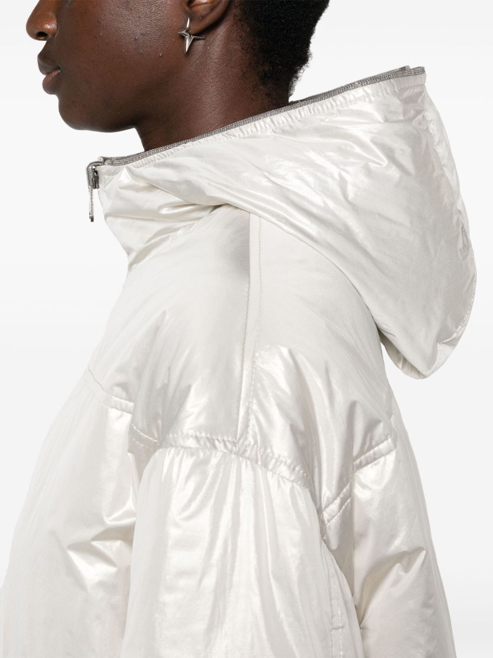 Brunello Cucinelli HOODED PADDED JACKET Size S / US 4 / IT 40 - 5 Thumbnail