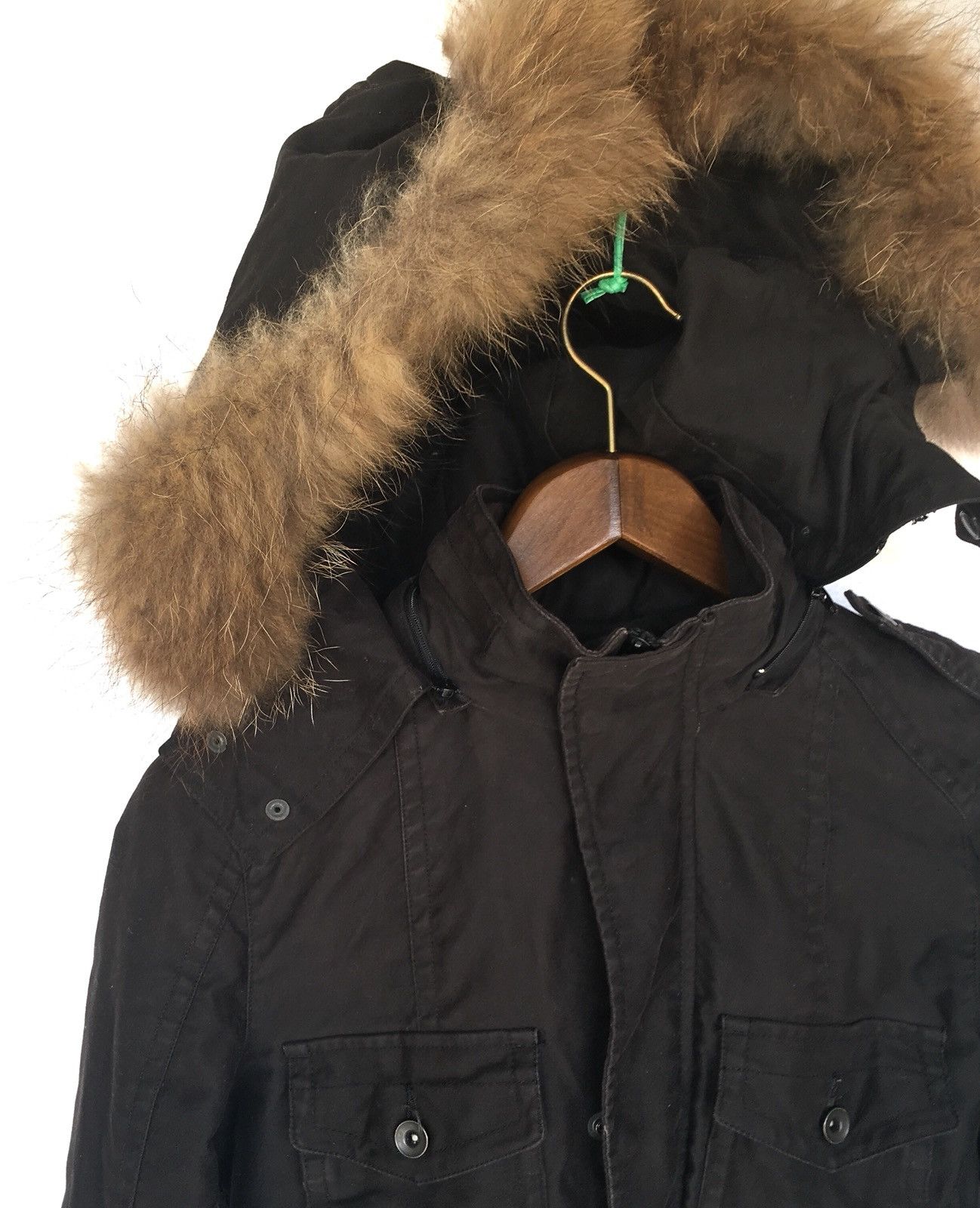 Schlussel Schlussel Black Fur Hoodie Size US S / EU 44-46 / 1 - 10 Thumbnail