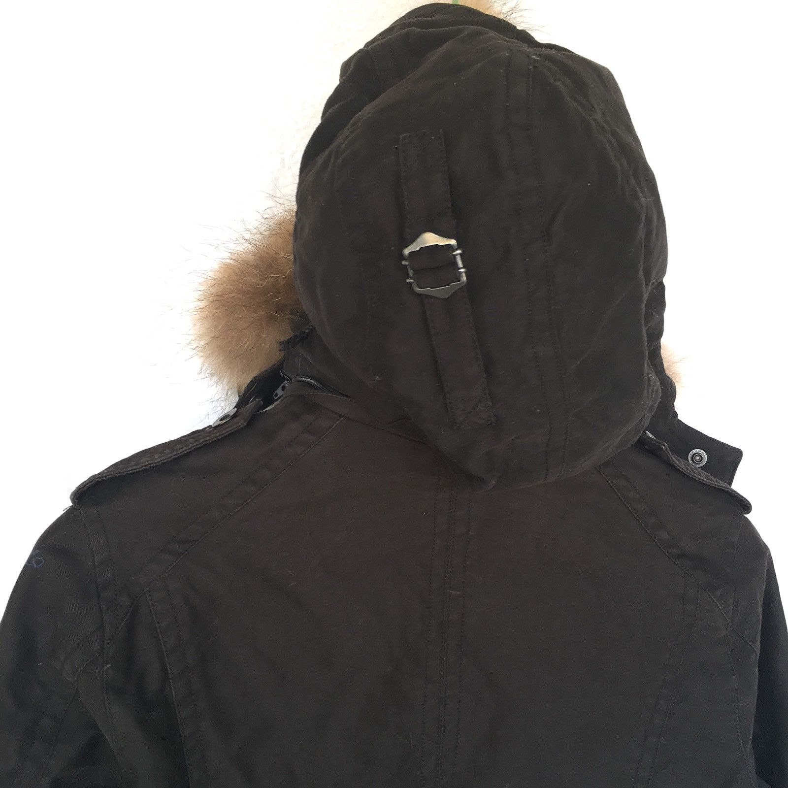 Schlussel Schlussel Black Fur Hoodie Size US S / EU 44-46 / 1 - 7 Thumbnail