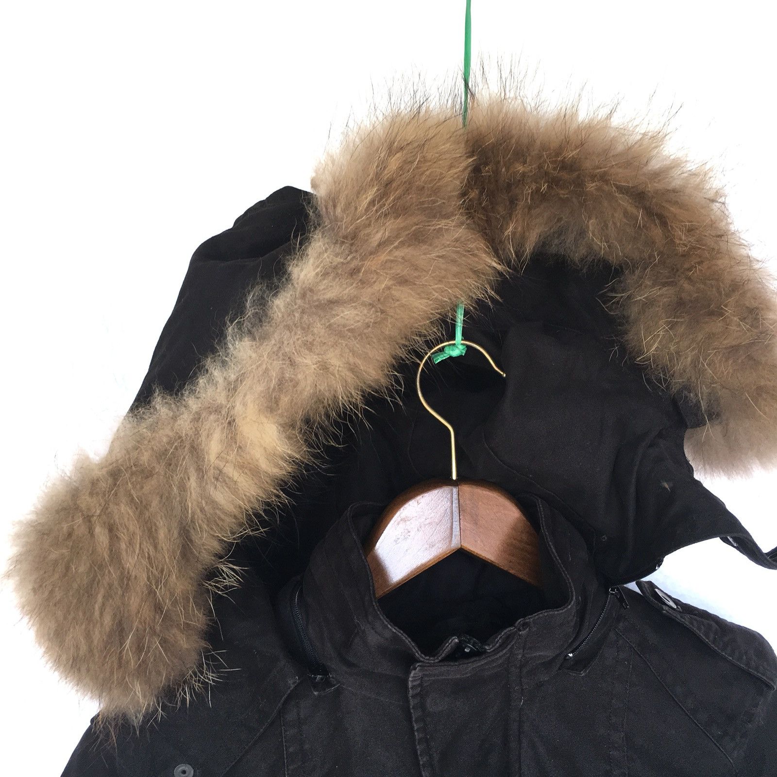 Schlussel Schlussel Black Fur Hoodie Size US S / EU 44-46 / 1 - 9 Thumbnail