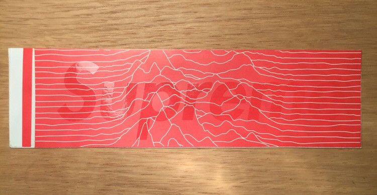 Supreme joy division store sticker