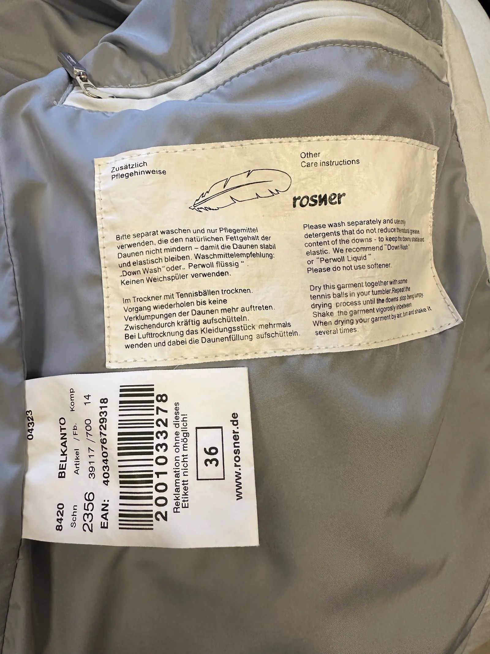 Other Rosner Down Jacket Size XS / US 0-2 / IT 36-38 - 2 Thumbnail