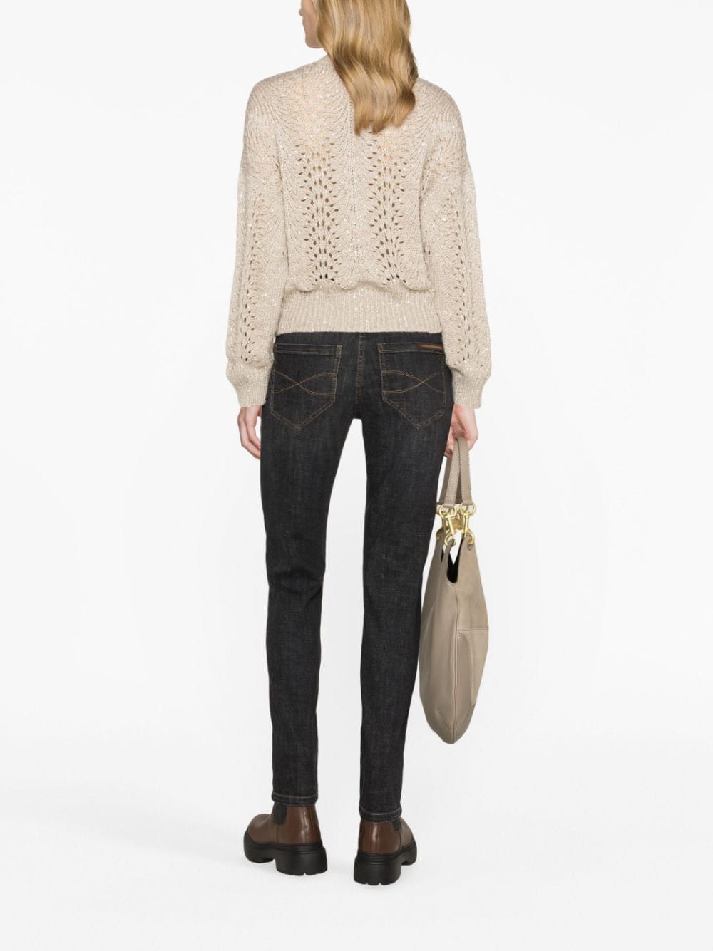Brunello Cucinelli SKINNY DENIM JEANS Size 27" / US 4 / IT 40 - 4 Thumbnail